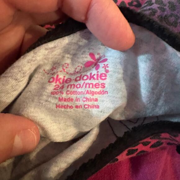 4 Piece LOT of Baby Girls Size 24 Months Winter Tops & Bottoms Hooded Jacket - Picture 14 of 15